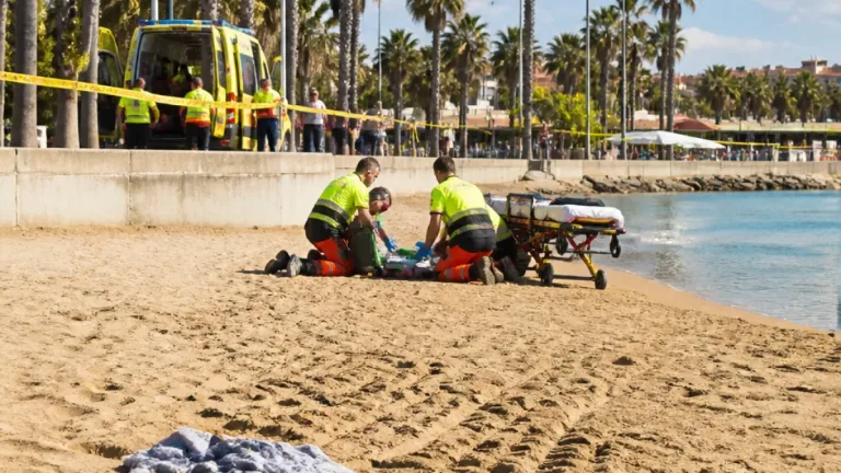 Badalona: fallece una mujer de 71 años tras una parada cardiorrespiratoria en la playa del Coco