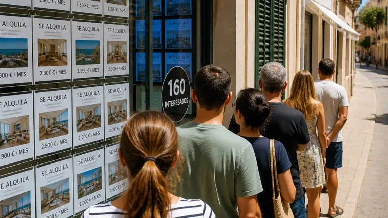 Baleares, con el alquiler más caro de España: 160 personas compiten por cada vivienda