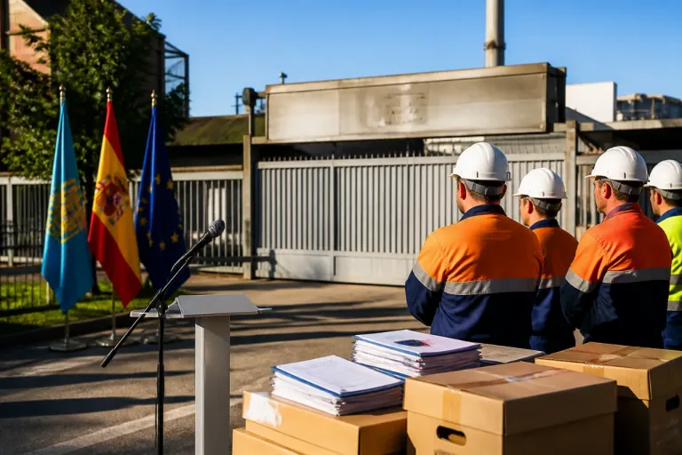 Barbón reafirma la apuesta por Barros y promete actuar para evitar la pérdida de la planta