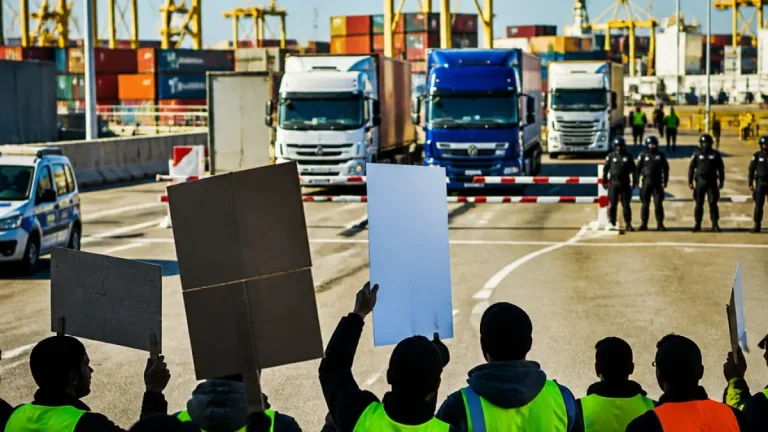 Barcelona: movilizaciones en el puerto ante la amenaza de recortes salariales