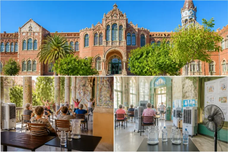 Barcelona refuerza la red de refugios climáticos: Sant Pau, cuatro años ofreciendo alivio frente al calor