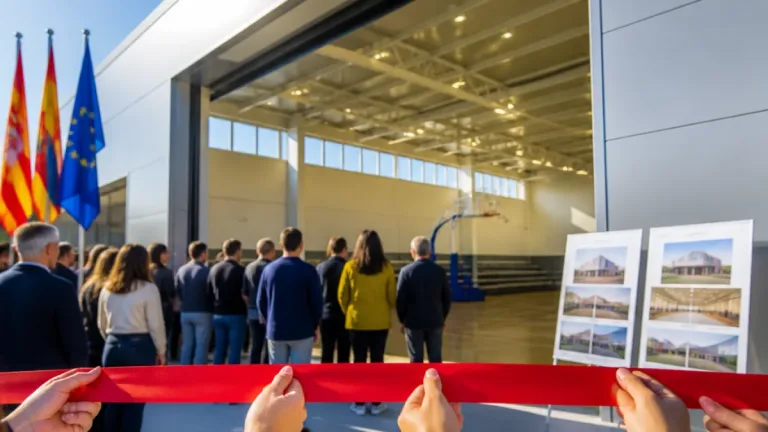 Borja inaugura un pabellón de 1.250 m² para separar deporte y actividades culturales