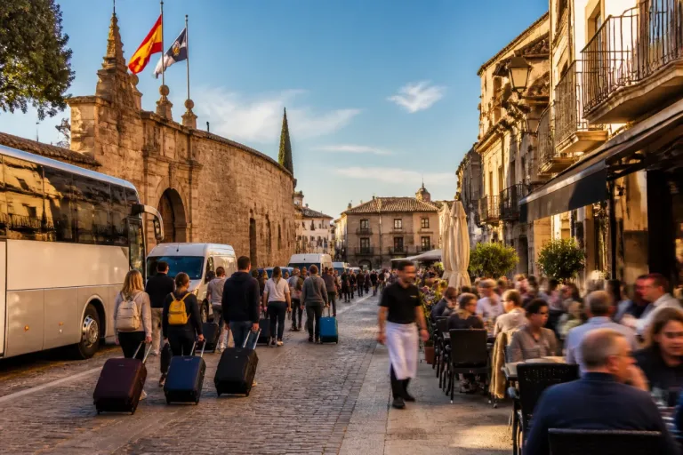Cáceres afronta un fin de semana de ocupación máxima por la jura de bandera