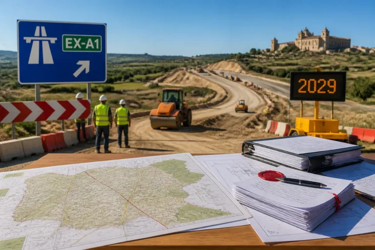 Cáceres pide acelerar la EX-A1: la Alianza Territorial exige apertura en 2029