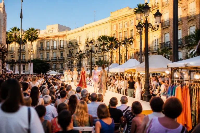 Cádiz acoge 'Cádiz de Moda' en la Plaza de San Antonio y dinamiza el comercio local
