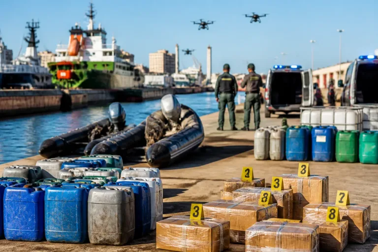 Cádiz lidera en Andalucía las incautaciones de combustible a 'petaqueros' y alerta sobre la expansión del narcotráfico