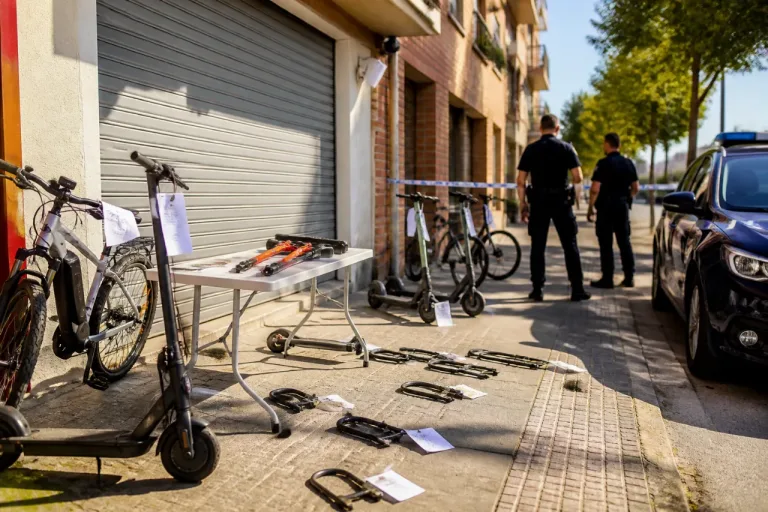 Cae en Fuenlabrada una red que robaba patinetes y bicis por encargo: cuatro detenidos