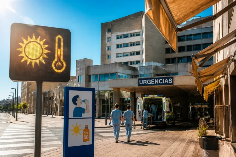 Centro y sur de Huesca acumulan 16 días de alerta por calor y ya hay hospitalizados