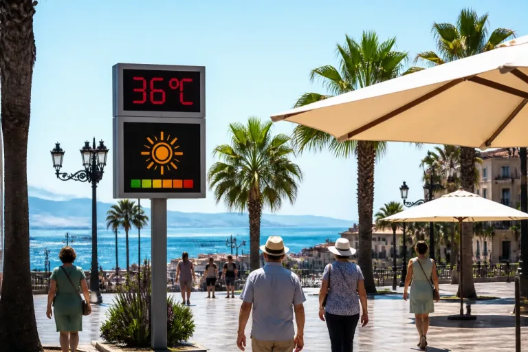 Ceuta afronta una nueva ola de calor con índices UV extremos y varios días de temperaturas persistentes