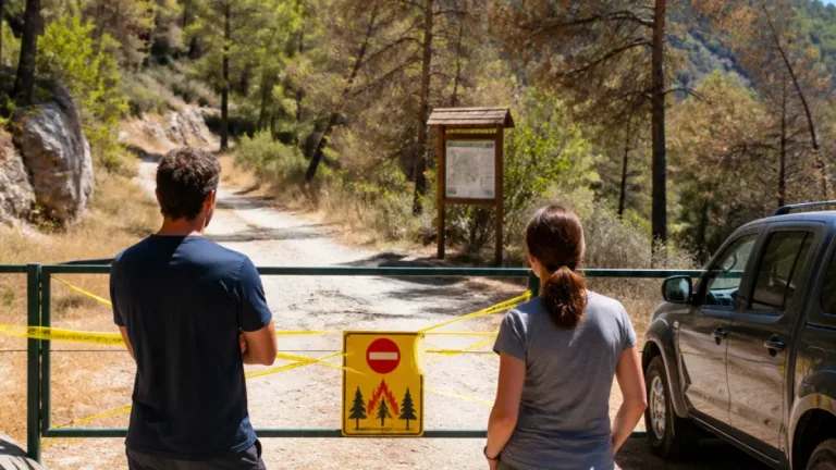 Cierre de accesos a espacios naturales en Sant Vicenç del Castell y Pont de Vilomara por riesgo extremo de incendio