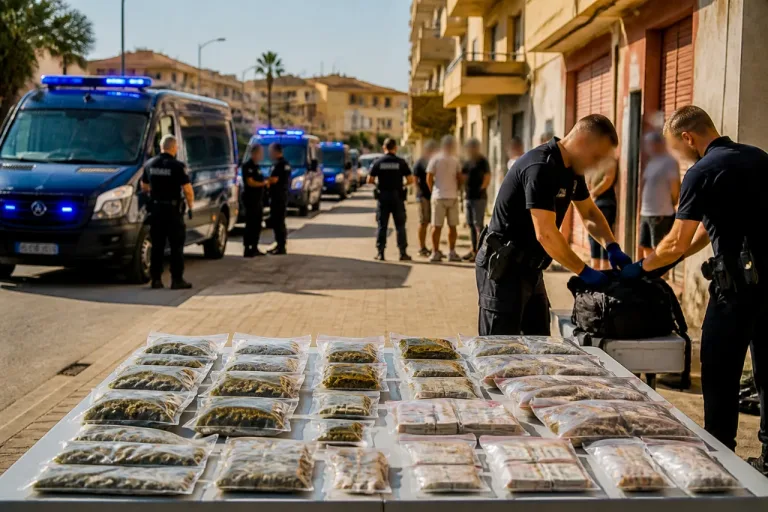 Cinco detenidos en Palma en una operación contra la venta de drogas en varios barrios