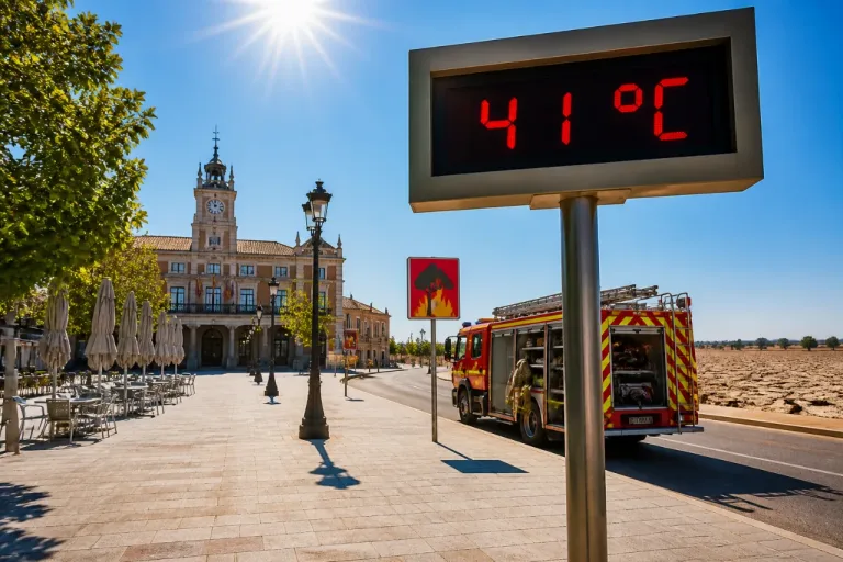 Ciudad Real encadena dos jornadas por encima de 41º y mantiene el riesgo extremo de incendios