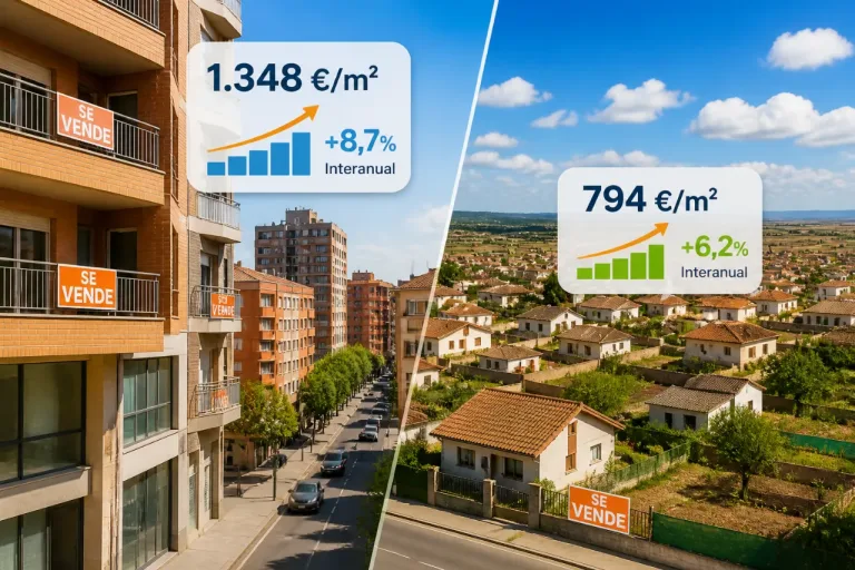 Ciudad Real mantiene el precio de vivienda más bajo de España pese a repunte interanual