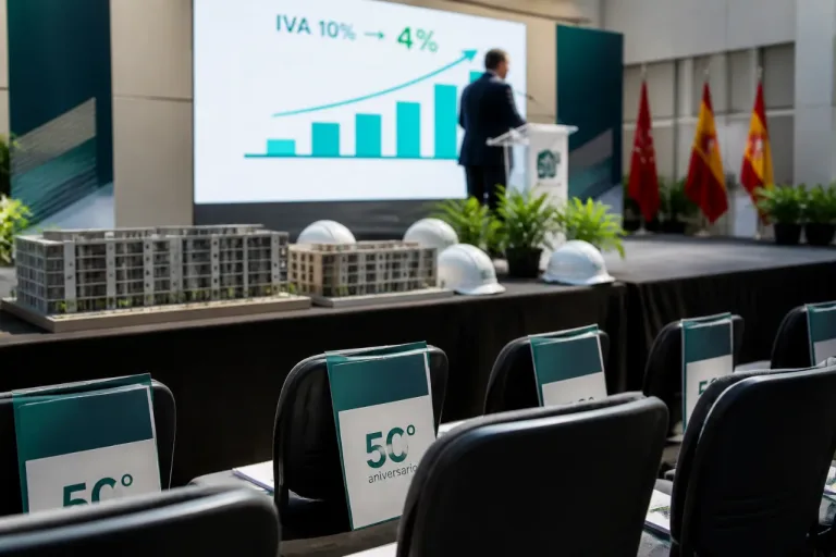 Constructores piden bajar el IVA de la primera vivienda del 10% al 4% para abaratar el acceso