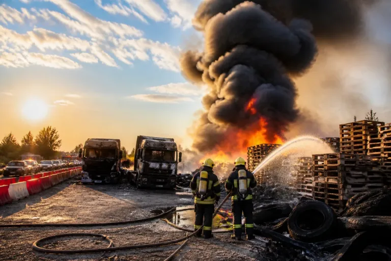Controlado el gran incendio de Pinar de Jalón: sin heridos y con dos vehículos de bomberos calcinados