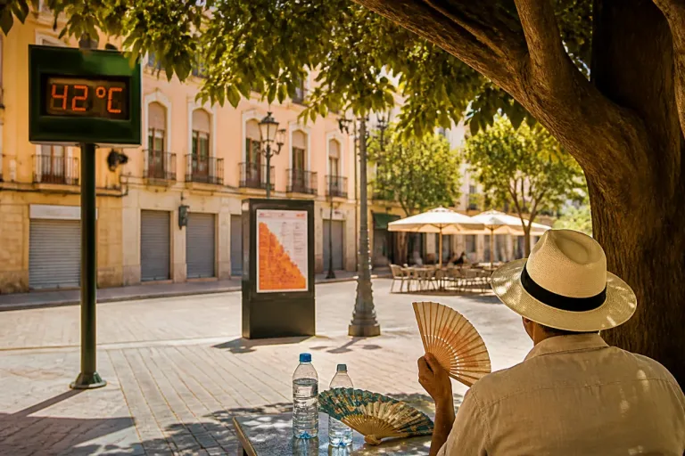 Córdoba en alerta naranja por ola de calor: máximas previstas de 42–43 °C
