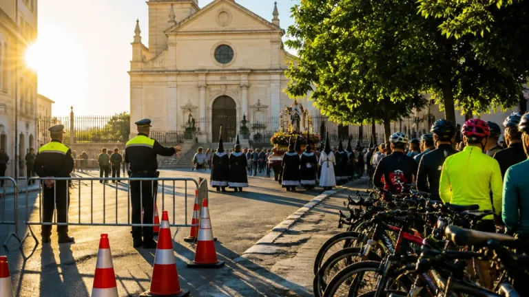 Cortes y desvíos en Valladolid este domingo por procesión matinal y marcha cicloturista