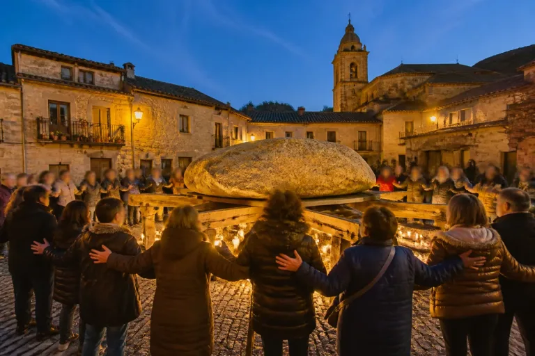 Cuacos de Yuste revive la tradición de los Perdonaos con una ceremonia de reconciliación