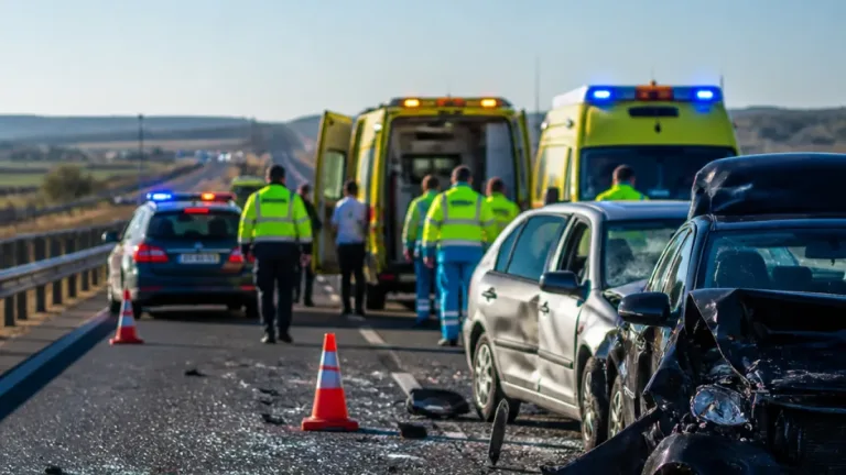 Cuatro heridos tras choque entre dos turismos en la A-4 a la altura de Herencia