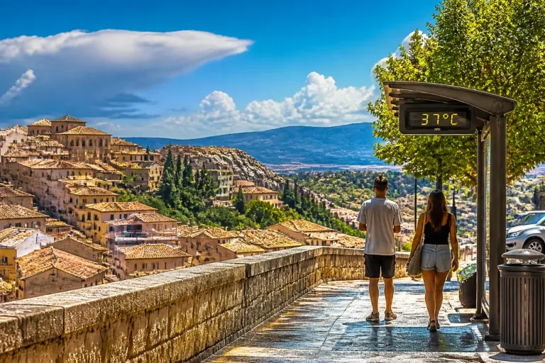 Cuenca afronta un domingo muy caluroso con máximas de 37 ºC en la capital y riesgo de tormentas