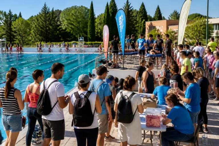 Cuenca se moviliza en la piscina municipal para apoyar a las personas con esclerosis múltiple