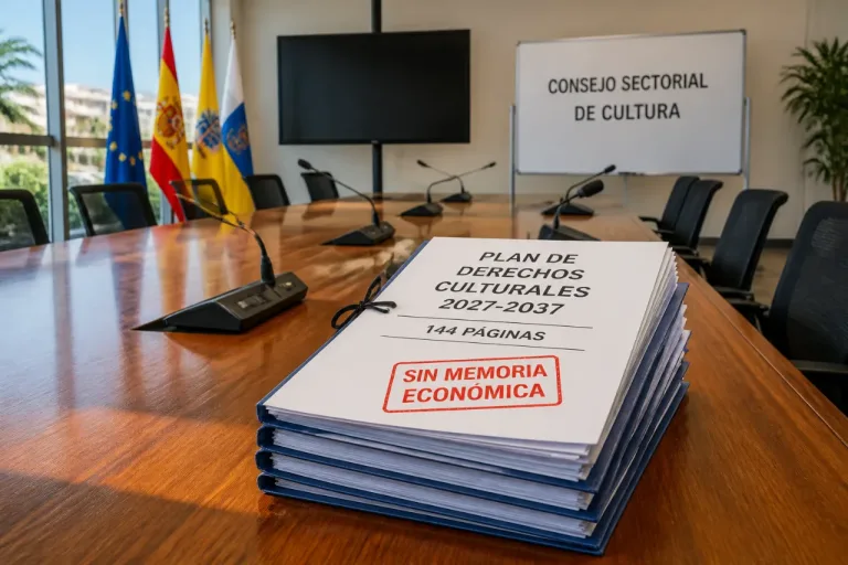 Colectivos canarios cuestionan la transparencia del Plan de Derechos Culturales 2027-2037