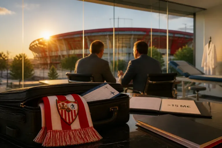 El Sevilla acelera salidas: Adams, valorado por encima de 15 M€; Nianzou, cerca del Lille