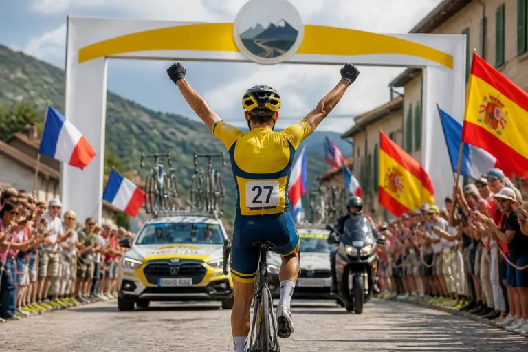 Benjamín Noval (Laviana) domina la 1.ª etapa del Tour Valromey y se sitúa como promesa júnior