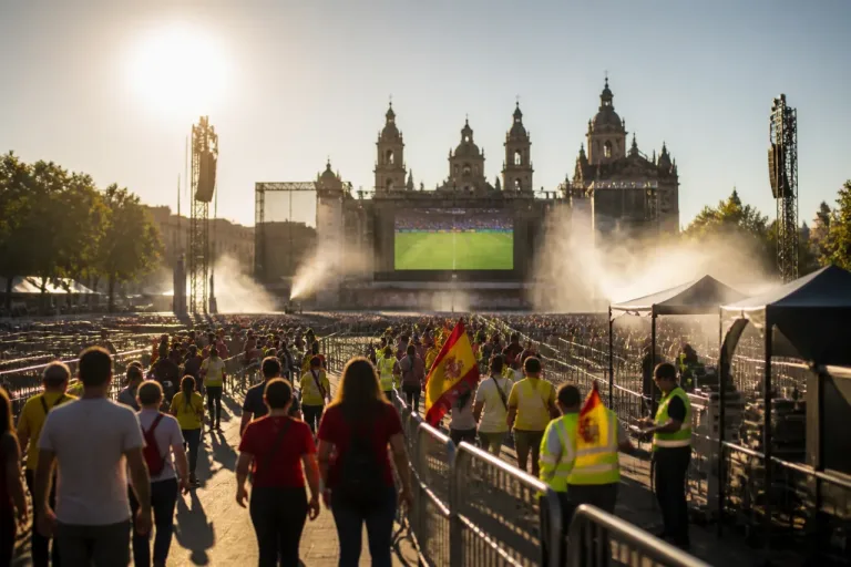 Zaragoza busca un espacio a la altura para proyectar el España-Bélgica tras reunir a 5.000 en el Príncipe Felipe