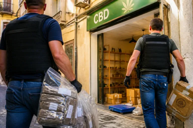 Desmantelan en Burgos un punto de venta de droga camuflado como tienda de CBD
