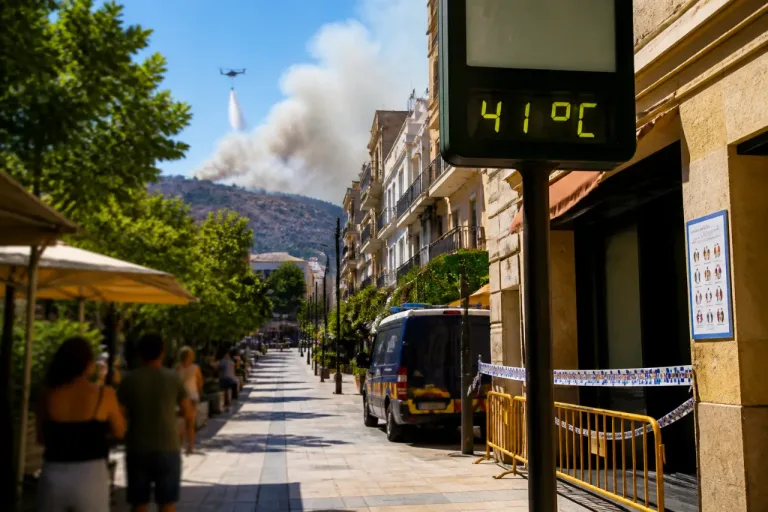 Detenciones, incendios y una ola de calor extrema marcan la jornada en la provincia de Alicante