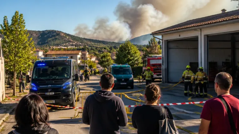 Detenido el presunto autor del incendio en Lozoyuela mientras el fuego sigue en nivel 2
