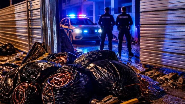 Detenido en Coslada un hombre tras sustraer cable de cobre en una obra