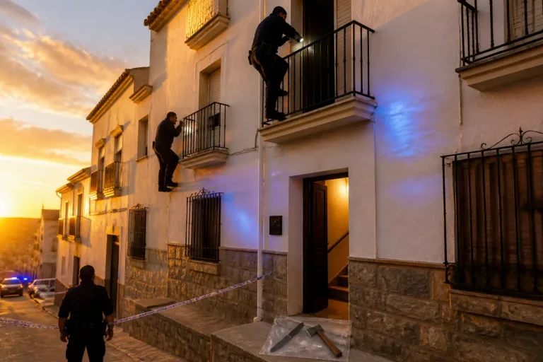 Detenido en Íllora un ladrón armado tras una persecución por balcones