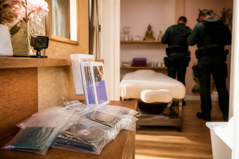 Detenido en Rivas-Vaciamadrid el propietario de un centro de masajes por grabar a clientas