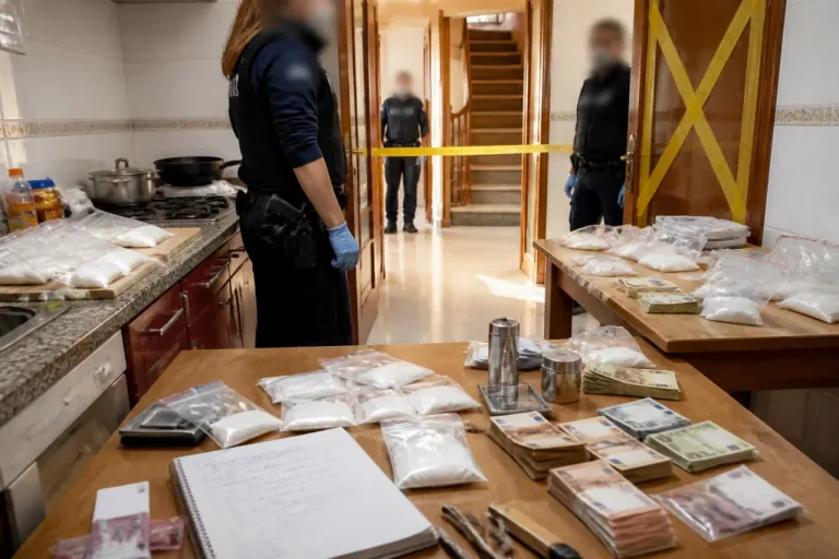 Detenido en Teruel el presunto responsable de un punto de venta de cocaína en un domicilio