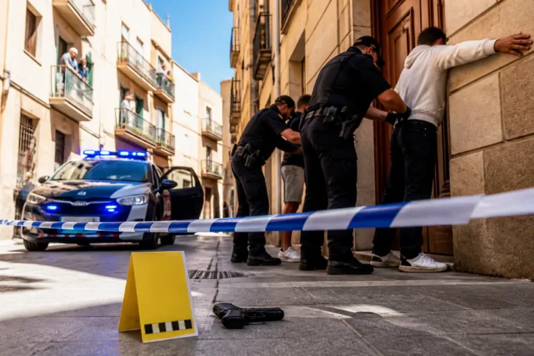 Detenidos en Reus un hombre y su hijo por provocar alarma con una pistola de fogueo