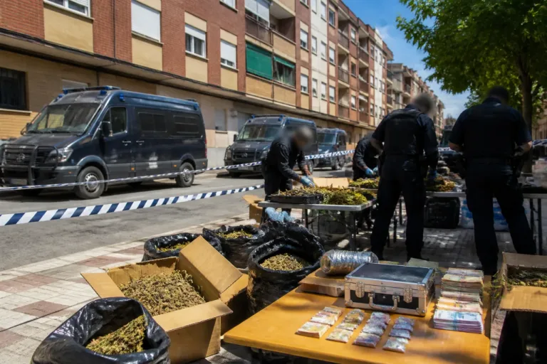 Doce detenidos en la provincia por una red que abastecía droga al Camp de Morvedre