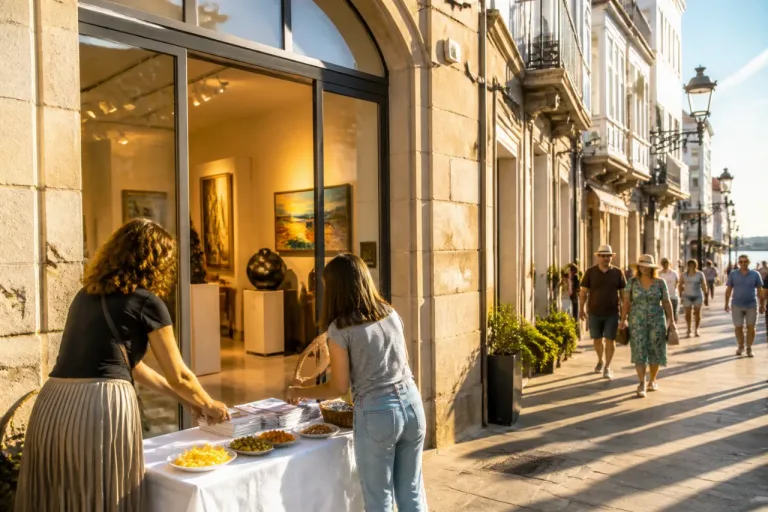Dolmena abre en Ribadeo: nueva galería familiar para artistas locales y visitantes
