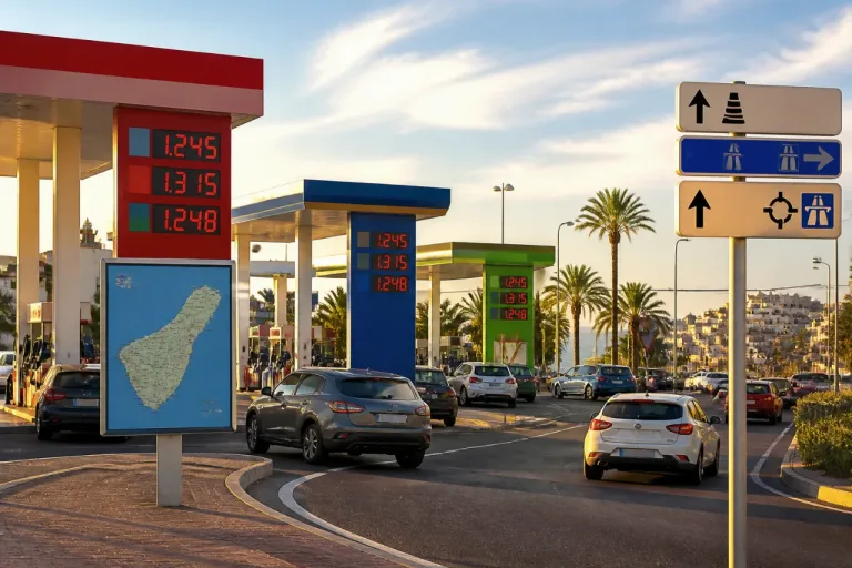 Dónde encontrar la gasolina y el diésel más baratos hoy en Santa Cruz de Tenerife
