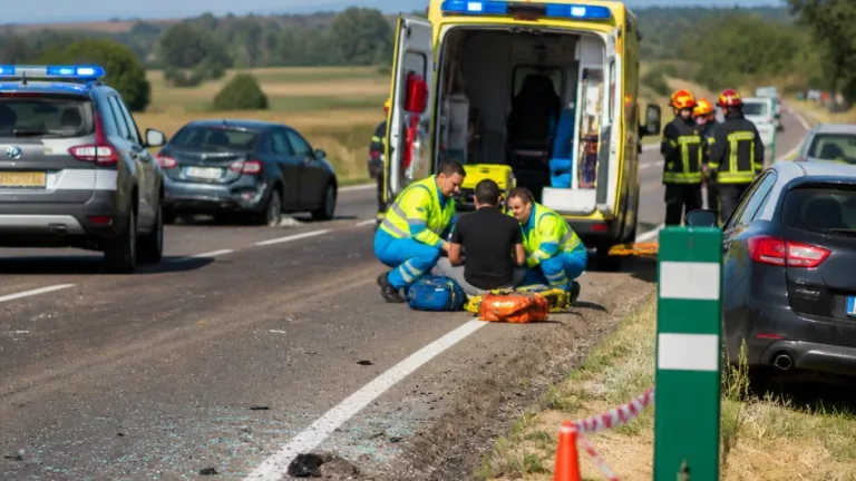 Dos heridos en dos colisiones en Quintanilla Somuñó y Carcedo de Burgos durante la tarde