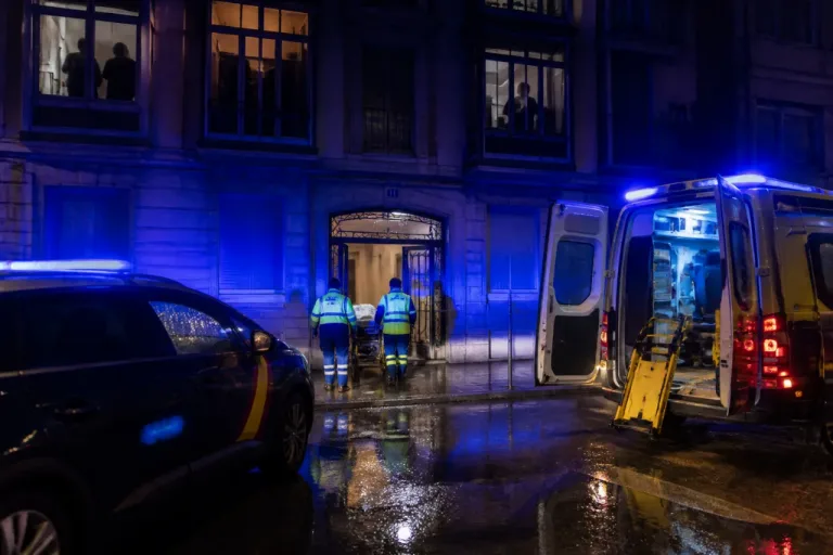 Dos heridos en una agresión con cuchillo en el centro de Gijón