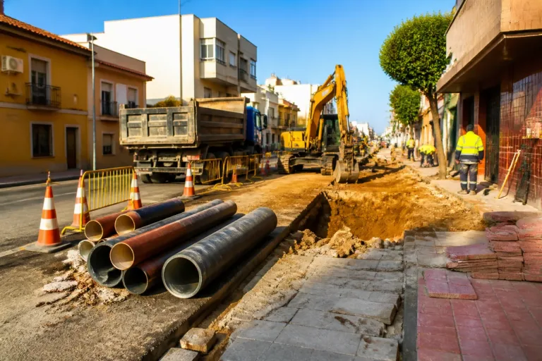 Dos Hermanas pone en marcha la renovación de redes y la reurbanización en Las Ganchozas