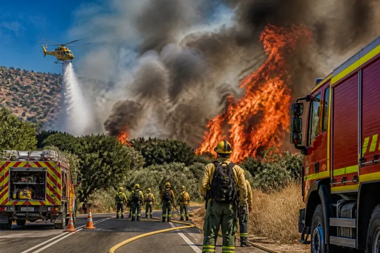 Dos incendios en la Región de Murcia obligan a movilizar a bomberos y brigadas forestales