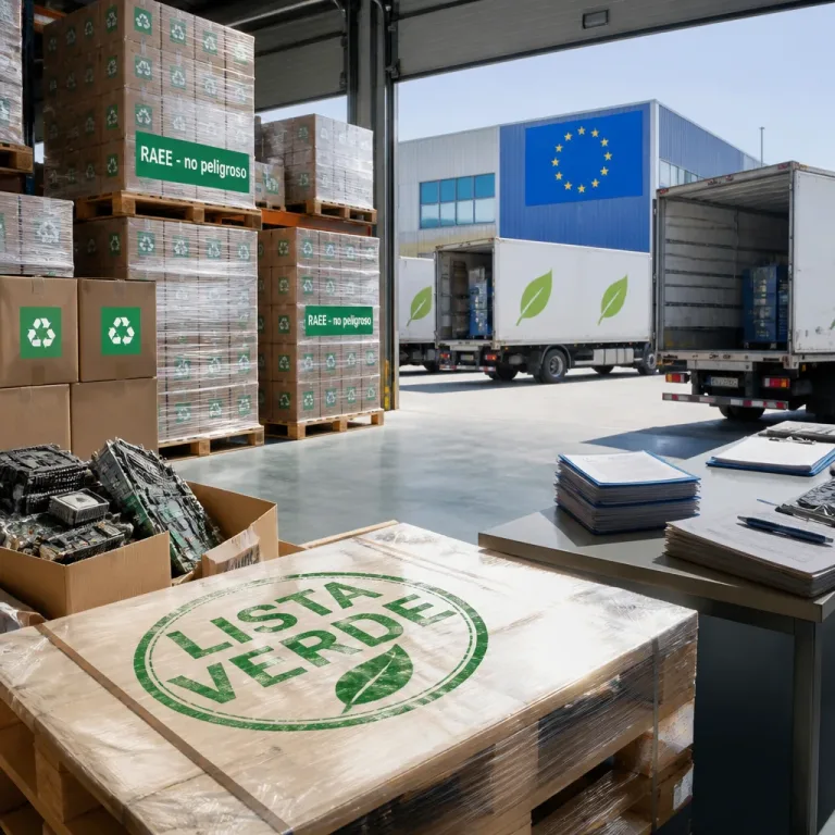 El sector europeo reclama mantener la 'lista verde' para facilitar el reciclaje de residuos electrónicos