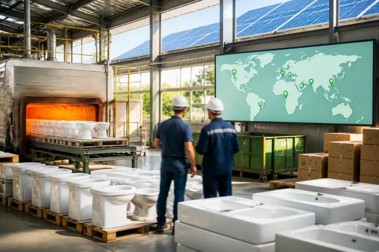 Roca logra producir baños completos sin emisiones en nueve plantas y marca un hito industrial
