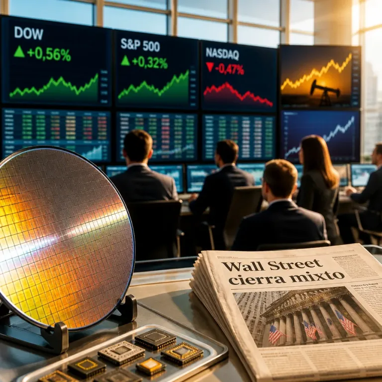 Wall Street cierra mixto tras subidas en tecnológicas y caída de fabricantes de chips