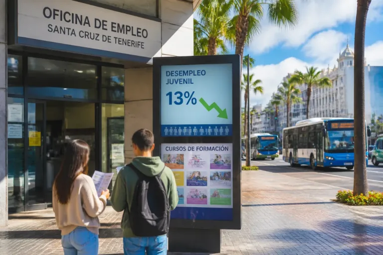 Tenerife marca mínimos de paro en 18 años y sitúa el desempleo juvenil en el 13%
