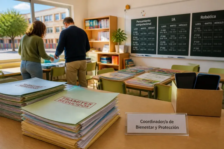 Valencia reduce burocracia y refuerza la autonomía escolar con nuevas instrucciones 2026-27