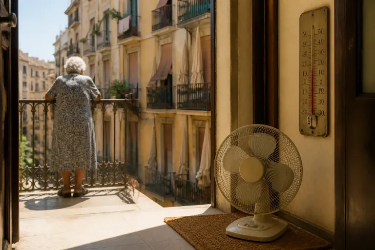 El calor mata más en barrios pobres de Barcelona: la falta de refrigeración agrava la ola térmica